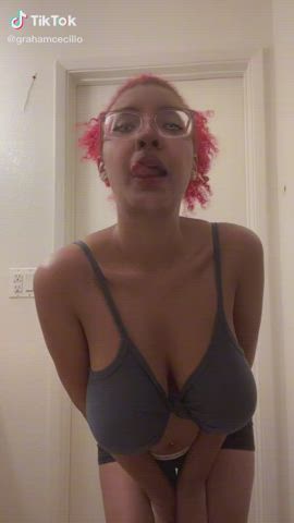 Big Tits Bouncing Tits Dancing gif
