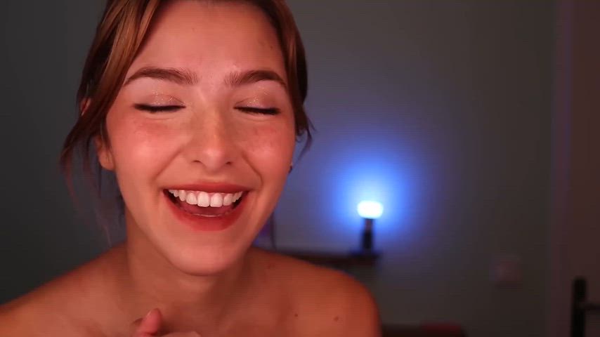 asmr compilation eye contact finger in mouth spit gif
