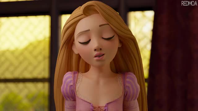 3D, Animated, Blender, Rapunzel, Sound, Tangled, redmoa