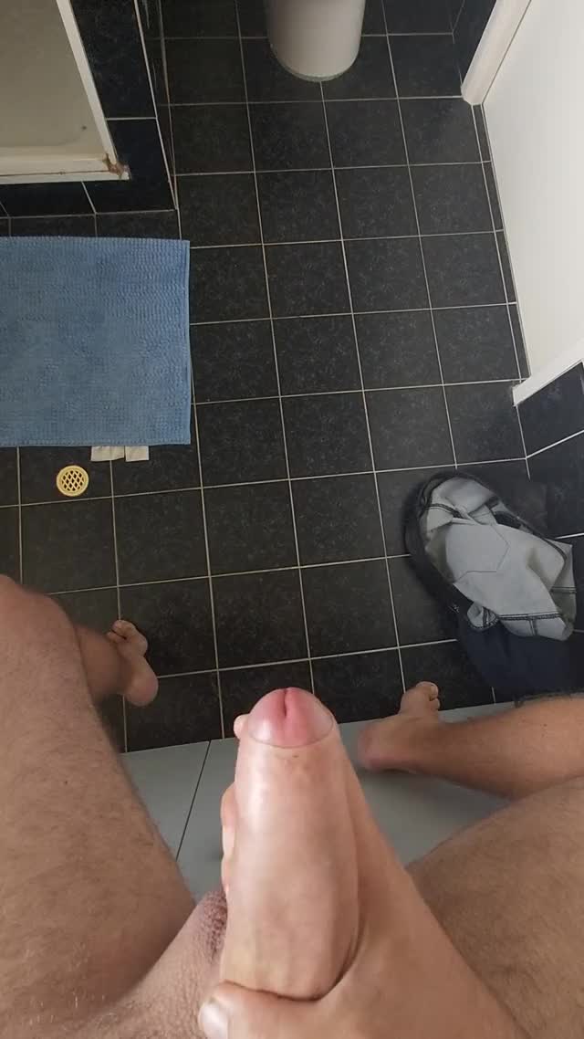 Borrowed my wife's vibrator - Massive Cum Shot