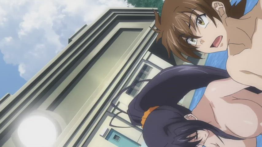 anime boobs bouncing tits gif