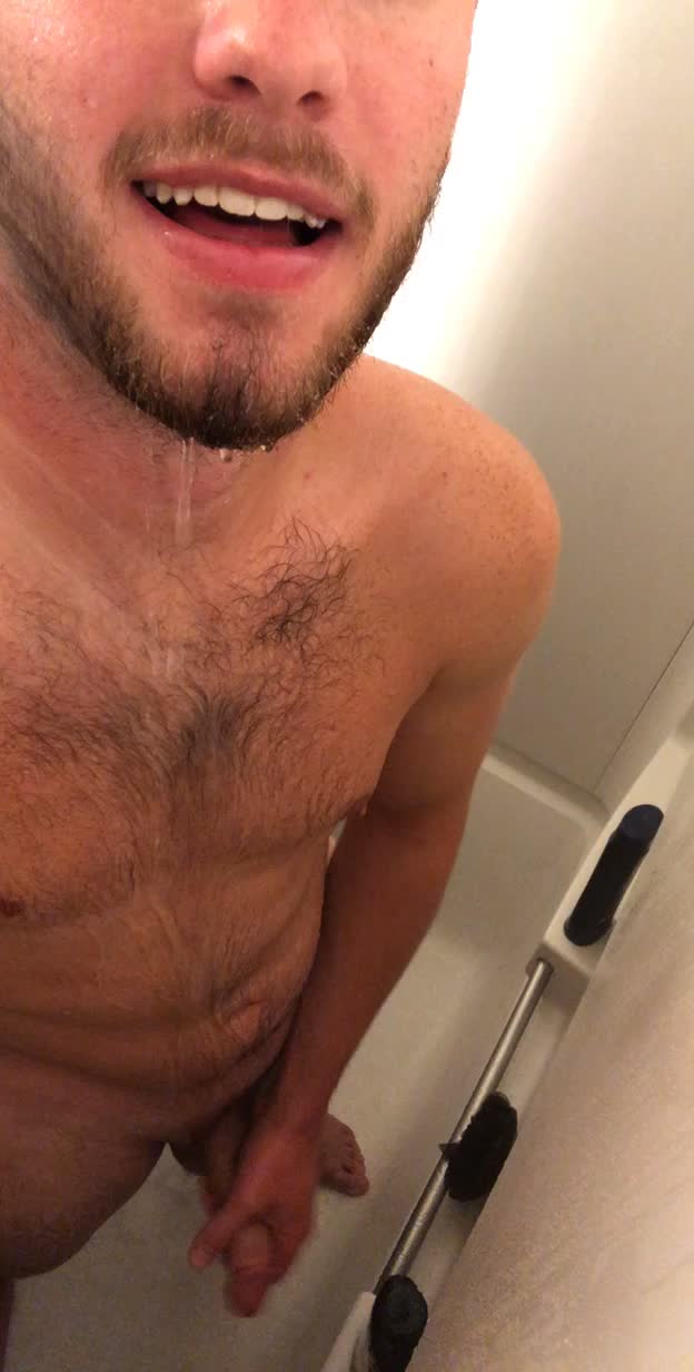 in the shower