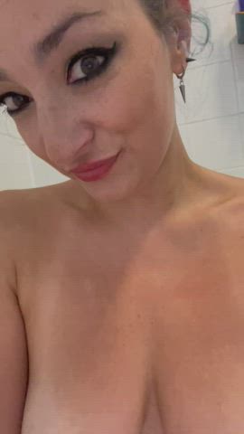 bath boobs tattoo gif