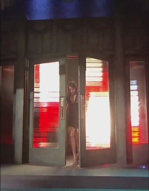 aubrey plaza legs long legs gif