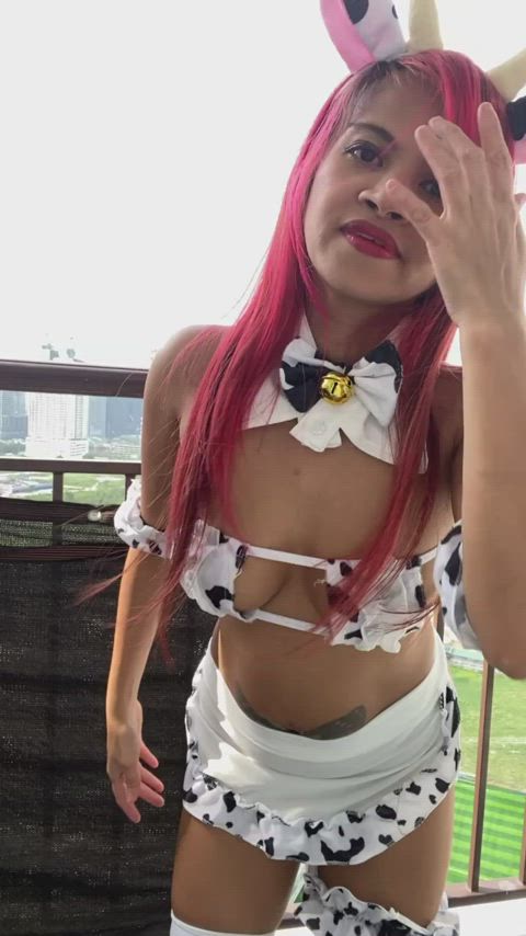 Moo Cow Cosplay Bikini Show - Let me know how you likey #FYP #Viral #Trending #Cosplay