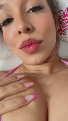bra latina tits gif
