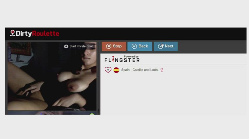 brunette european fingering tits gif