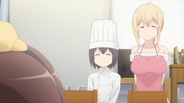 GIF Ayaka apron bounce