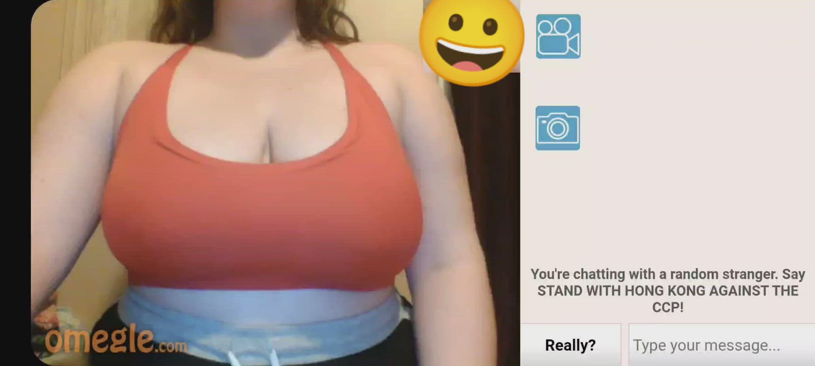 Big Tits Busty Clothed gif