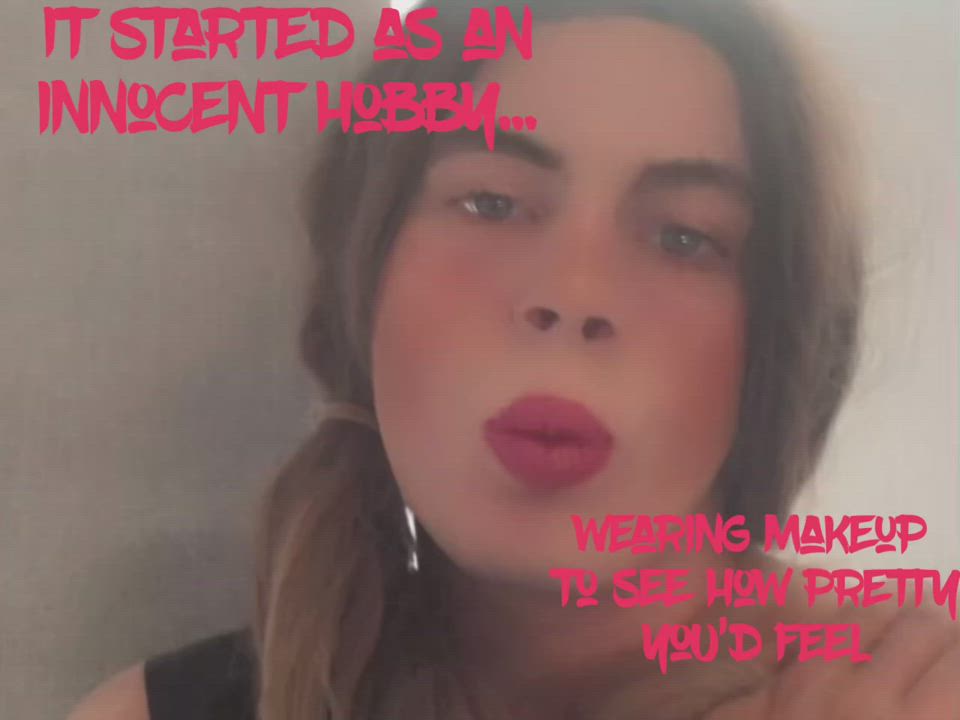 crossdressing femboy sissy gif