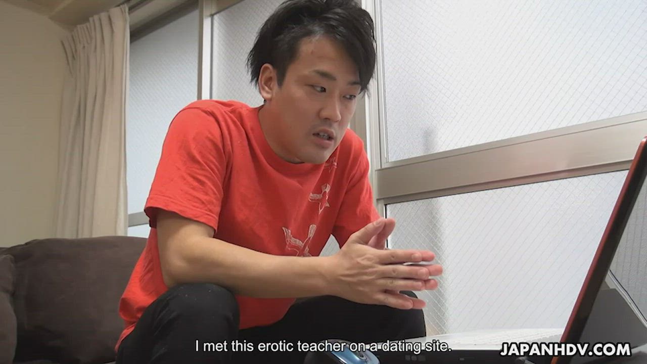 Out Hot tutor Miss Kirari Suzuki is teaching English today