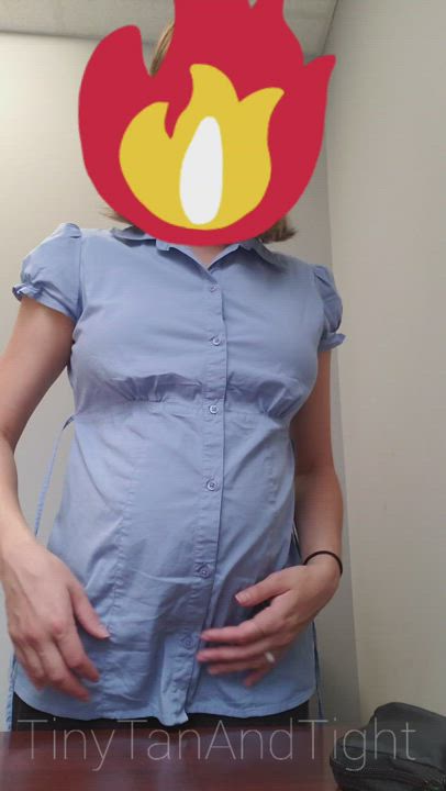 Bouncing Tits Pregnant Titty Drop gif