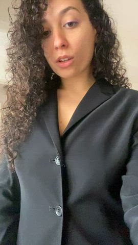 I'm going to ask my boss for a raise, I hope my big areolas help!