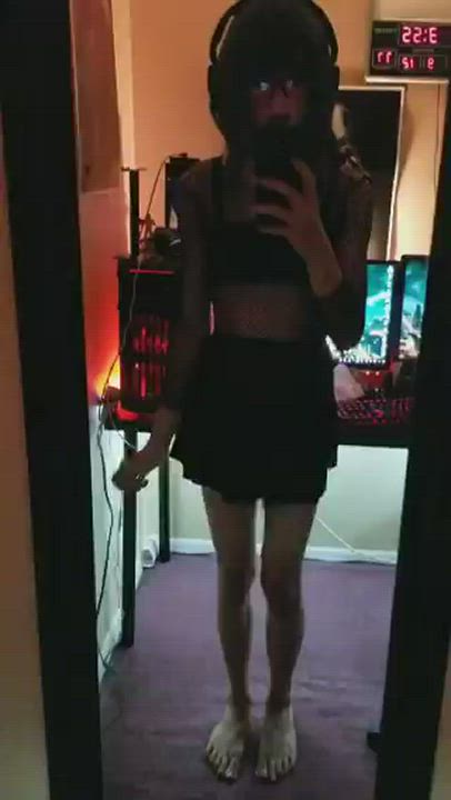 Solo Teen Trans gif