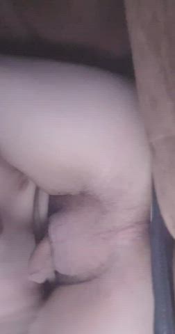 spread wide open with my butt plug
