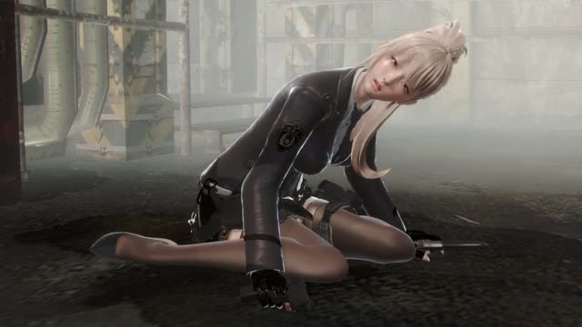 033.Agent Grace Kneeling pose 05