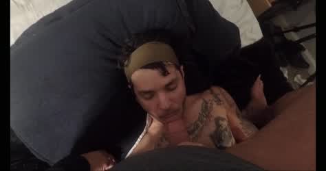 Deepthroat Face Fuck Thick Cock gif