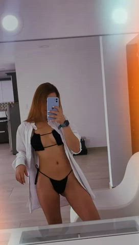 latina lingerie sensual gif