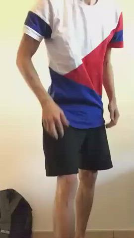 abs big dick teasing twink gif