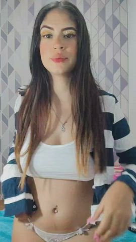 latina model mom nipple piercing nipples pregnant webcam gif