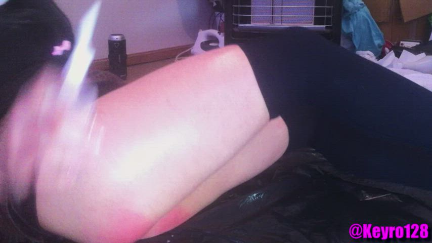 Oiled Ass of a Sissy Bitch after getting spanked