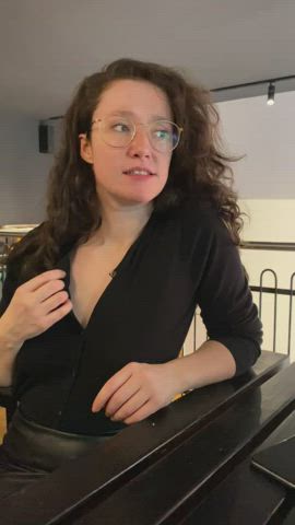 Typical lunchtime antics with my boobs out 🤭
