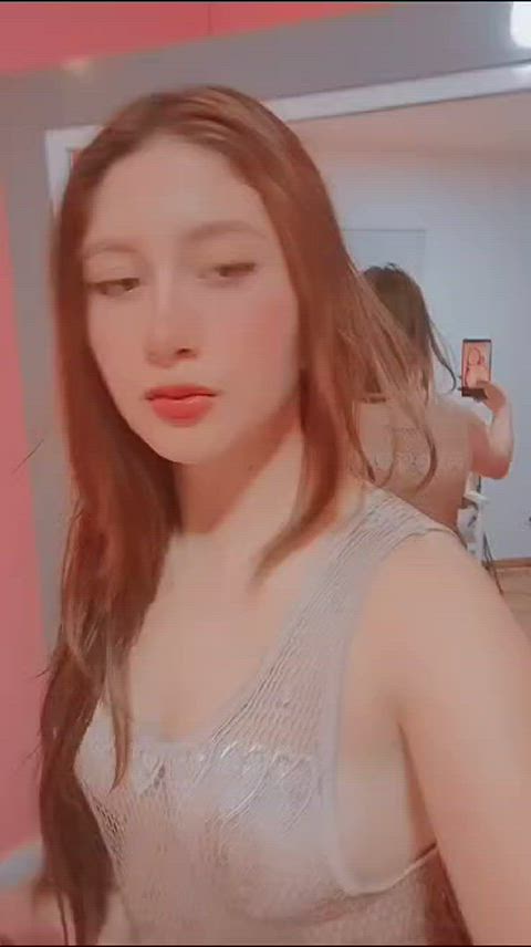 ass big ass camgirl kiss latina lingerie natural tits sensual teen gif