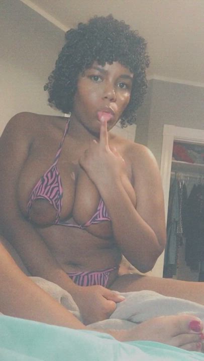 You like to see my bikini top around my chubby body?