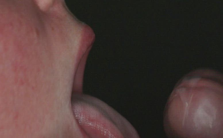 Cum isn't my favorite, but I tried lol Still gagged. Maybe next time. (Link in reddit