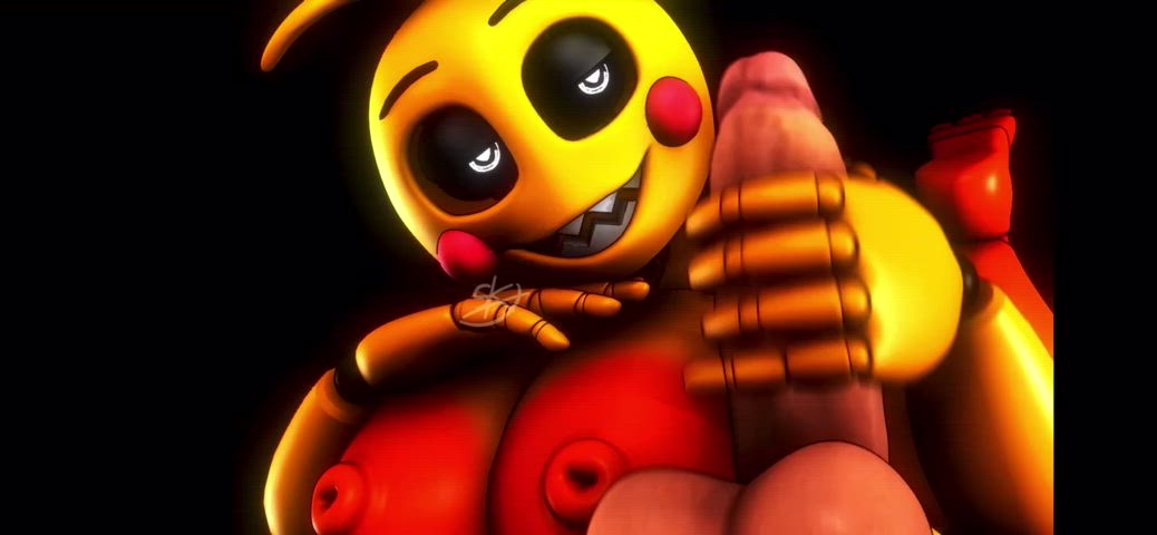 Animation Big Tits Cute Handjob gif