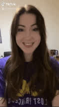Brunette Cute TikTok gif