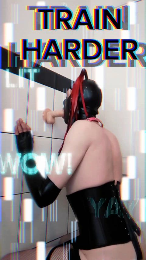 blowjob deepthroat femboy sissy sissy slut trans transgender sissycaption gif