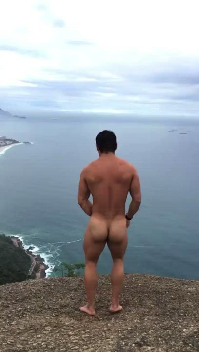 Dancing freely naked without a care in the world