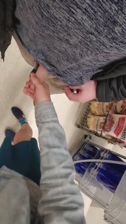 Amateur POV Public gif