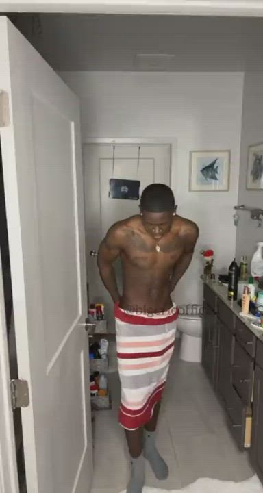 BBC Monster Cock Solo gif