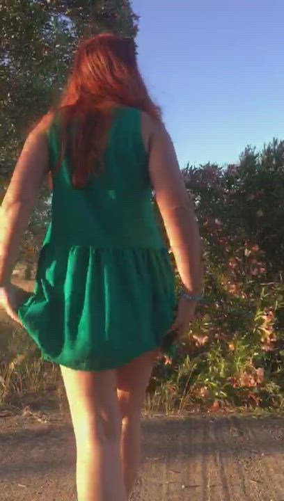 Flasing in the park...