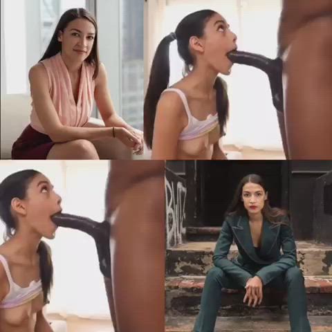 Alexandria Ocasio Cortez SloppY ToppY 👅💋
