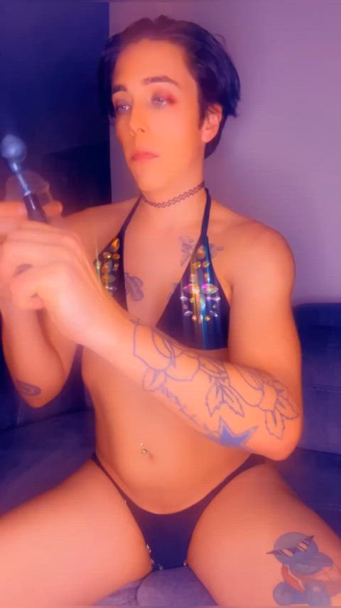 babe cosplay swimsuit gif