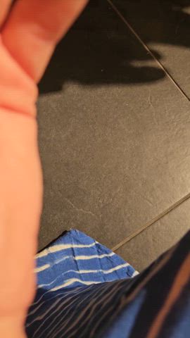 leaking pee public gif