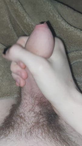Moaning Precum Trans Woman gif