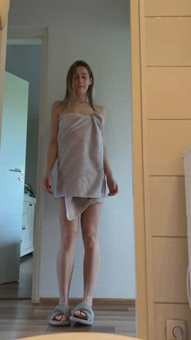 Lost my towel after shower, should I get it back?