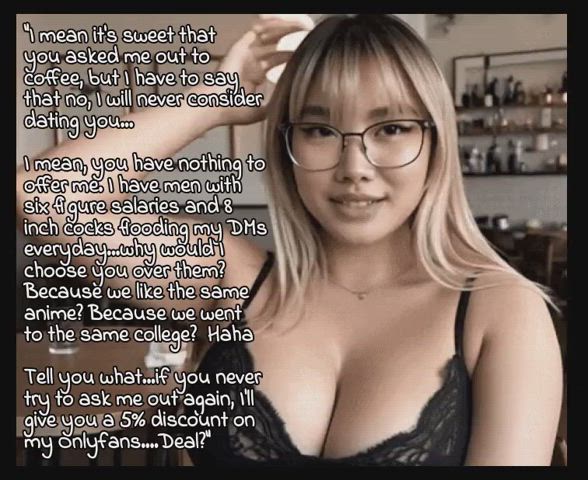 big tits girlfriend humiliation gif