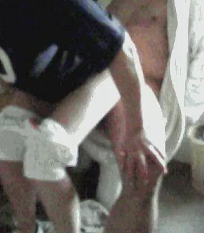 Ass Hotwife Riding Swingers gif