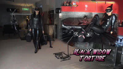 Leather Mistress Torture gif