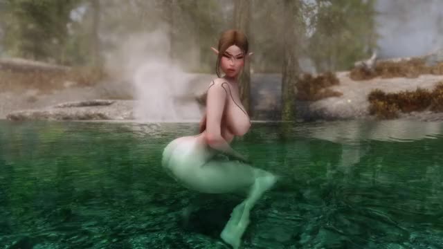Skyrim SE Aetherii in Nature's Bath