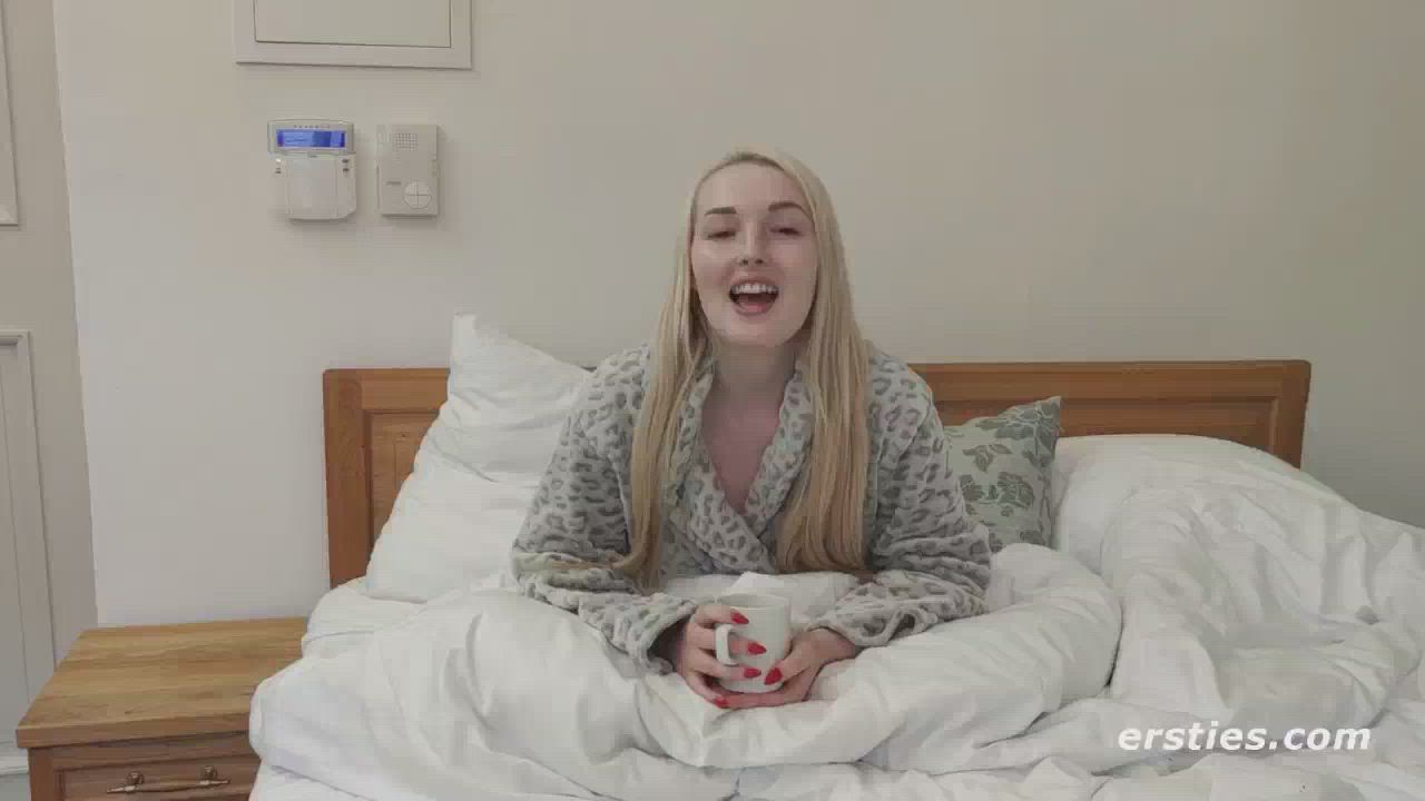 Andy and her suction dildo.