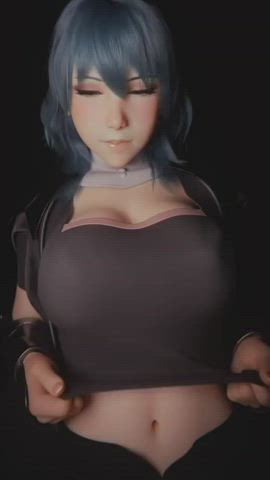 animation big tits hentai huge tits natural tits rule34 sfm titty drop undressing
