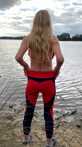 Outdoor cheeky fun