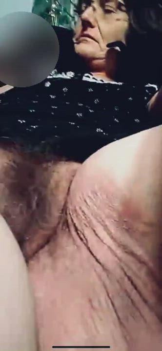Granny Hairy Pussy Mature gif