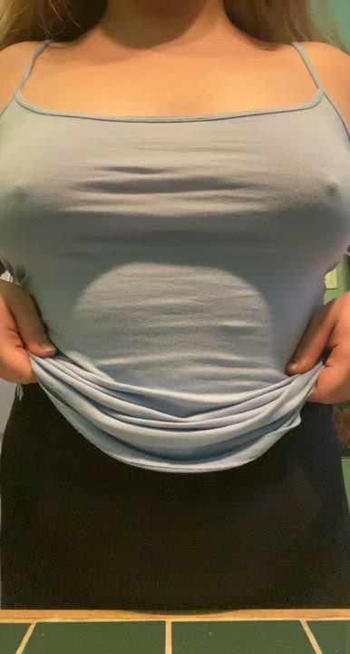 Natural boobies drop